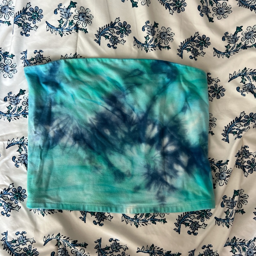 Tie dye tube top